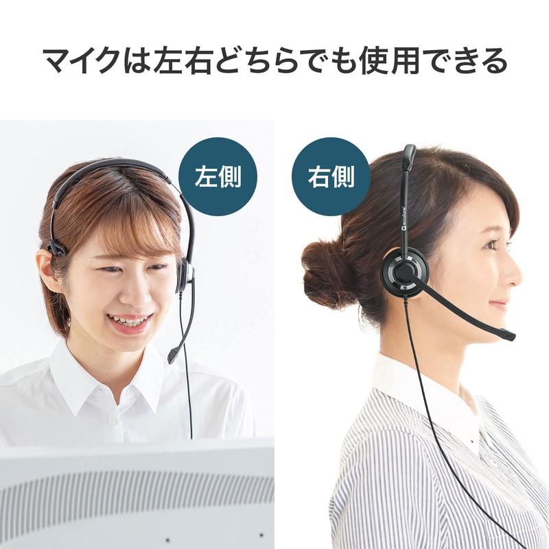 Sanwa Supply MM-HSU19BK USB Headset