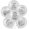 60 Pcs Memorial Balloons White Funeral Remembrance Release Balloons in