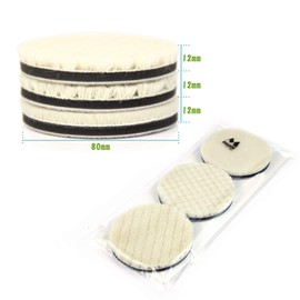 Medoon Car Polishing Buff Polishing Electric Buff Polisher Polisher Sponge 3.1 inches (80 mm) Rough, Medium, Fine