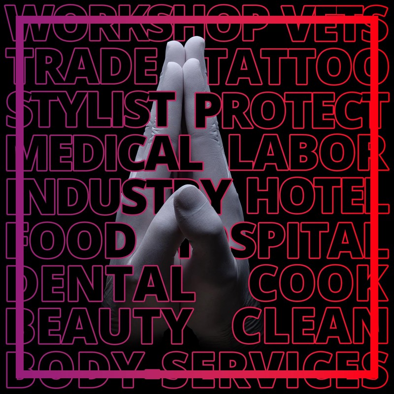 AMPri Med-Comfort Clean Ocean Nitrile Gloves, Pack of 100, Size