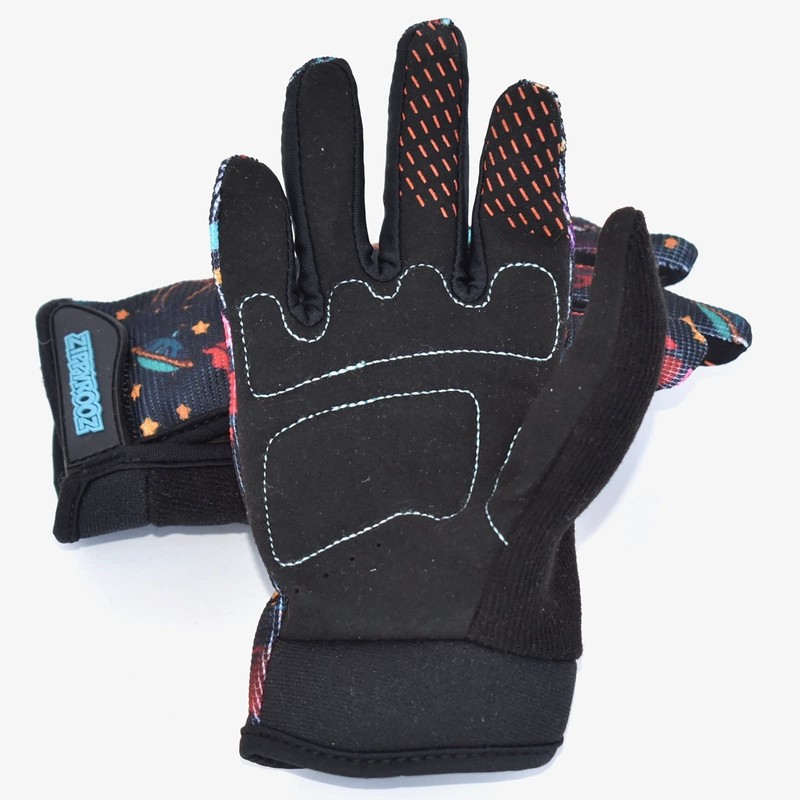 ZippyRooz Guantes de bicicleta para niños pequeños y pequeños, tamaño
