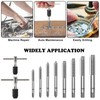 10 Piece Tap Set Adjustable Tap Wrench Set with M3