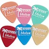 Fender 351 California Clears Guitar Picks, 12 Pack, Burgandy Mist,