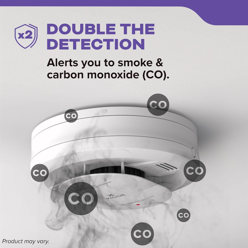 Kidde Smoke & Carbon Monoxide Detector, AA Battery Powered, Voice