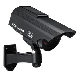 Solar Powered Simulated Dummy Camera Security CCTV Outdoor Waterproof Emulational IR LED Flash Red Led Dummy Camera