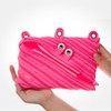 ZIPIT Monster Pencil Case for Girls, Cute 3-Ring Binder Pencil
