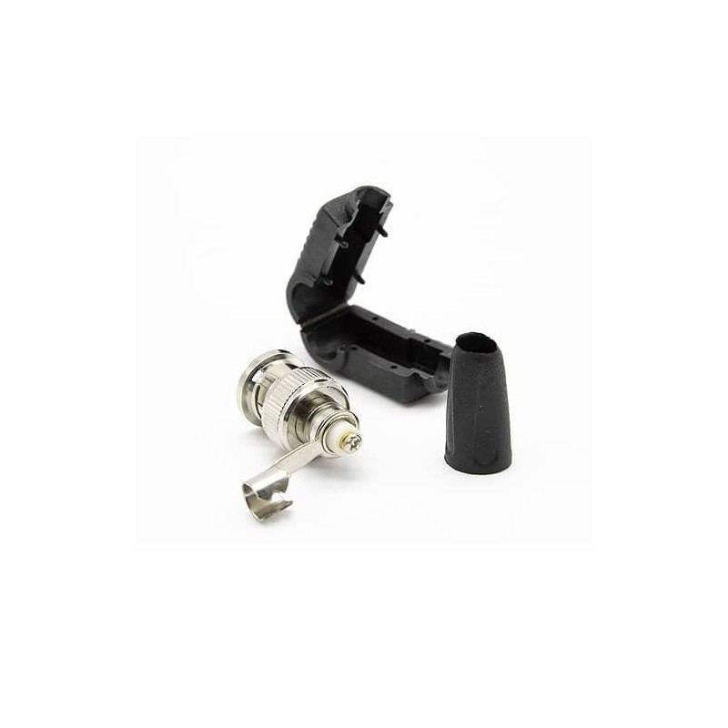 CABLEPELADO BNC Male RG59 Angled No Soldering Impedance 75 Ohm