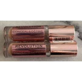 Makeup Revolution Revolution Conceal Define Full Coverage Concealer and Contour C8 Lot of 2