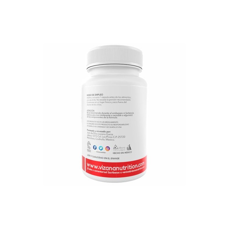 VIZANA NUTRITION Probióticos 70 billones, 13 Cepas HPMC Vegetarianas (60