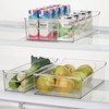 mDesign Plastic Kitchen or Pantry Storage Bins with Handles -
