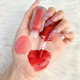 Lápiz Labial Líquido de Larga Duración, 4 G, Color de Alto Pigmento, Tinte Labial Mate, Hidratante, Alta Reproducción Cromática, Adecuado para (#602 Ledao Taotao (nuevo embalaje