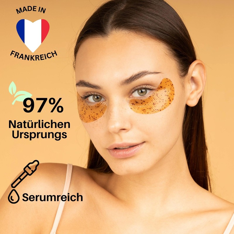 Anti-Stress and Anti-Ageing Hydrogel Eye Pads with Rooibos Tea and