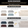 PrinceDeco Velvet Couch Covers for Sofa Soft 4 Pieces Couch