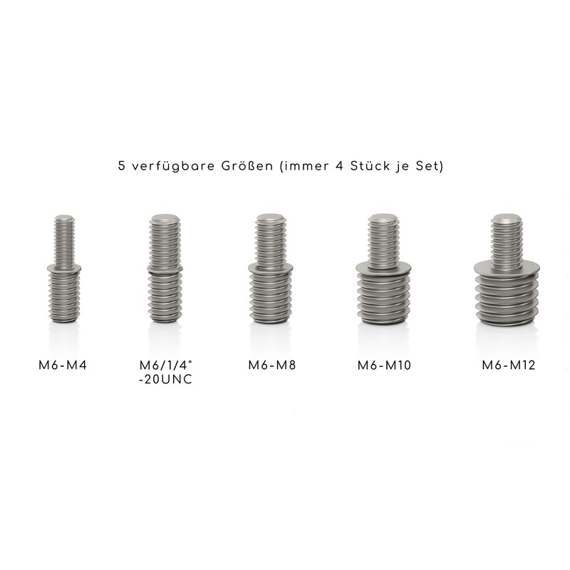 VIABLUE M6-M10 Stainless Steel Threaded Adapter / Threaded Rods /