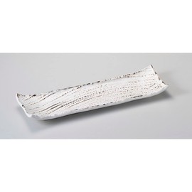 Yamasita Craft 124-9-636 Rust Powder Dried Rectangular Dish Medium