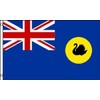 Quality Standard Flags Western Australia Polyester Flag, 3 by 5'