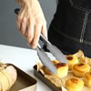 HINMAY Small Stainless Steel Serving Tongs 7-Inch Mini Food Tongs,