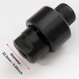 SagaSave 22.5mm (16-50MM) Sheet Metal Punch Hole Punch, Metal Inner Hex Hole Cutter for Q.Max, Steel Plate, Stainless Steel