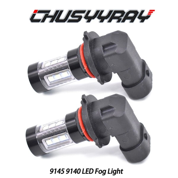 CHUSYYRAY Pair 9145 9140 H10 LED Fog Driving Light Bulbs