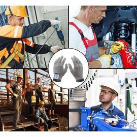 Numjot Cutting Gloves, Food Grade Level 5 Protection, Safety Kitchen Cut Gloves for Oyster Shucking, Fish Fillet Processing, Mandolin Slicing, Meat Cutting and Wood Carving. (Violet-Medium 2 Pairs)