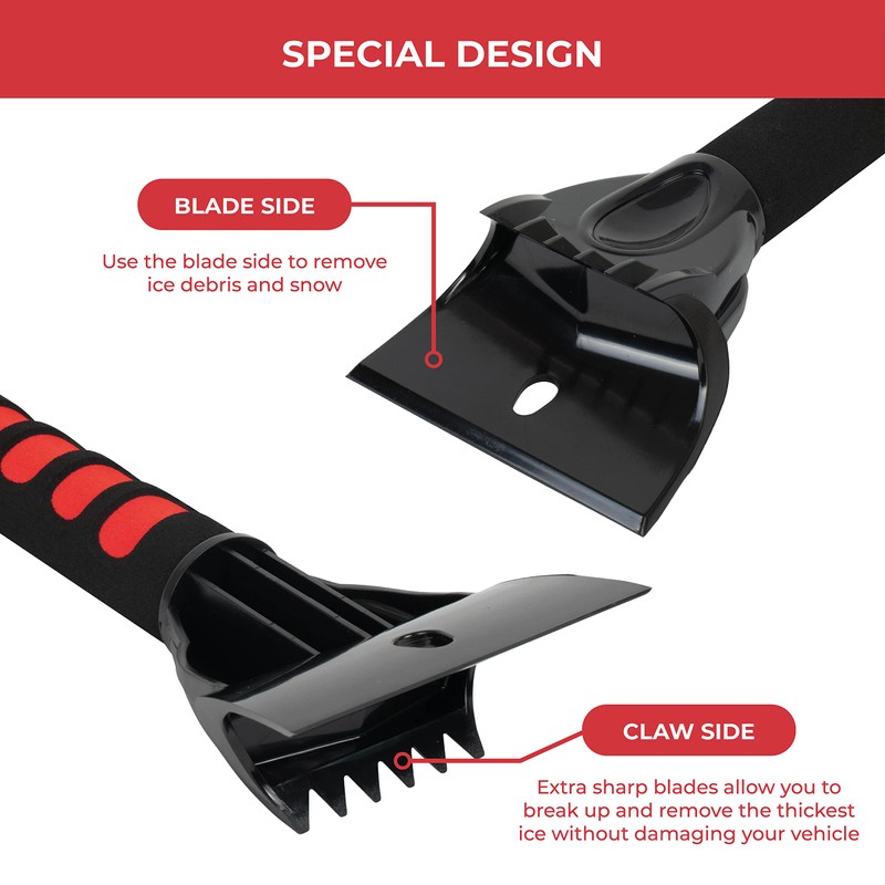 GADLANE Ice Scraper for Car Windscreen - 2pcs x Long