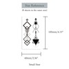Oottati 8 Sheets Arm Temporary Tattoos Arrow Heartbeat Moon Sun