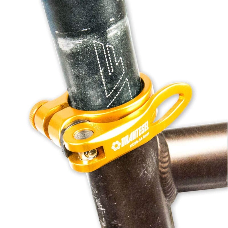 Wire tesel bicycle quick release, seat post, saddle clamp, clamp