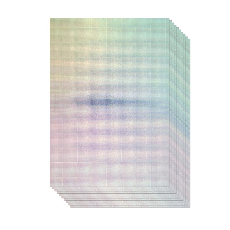 Evergreen Goods A4 Holographic Silver Printable Vinyl - Inkjet &