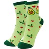 GRUSS & CO Magic Socks with "Avocado" Motif | Women's