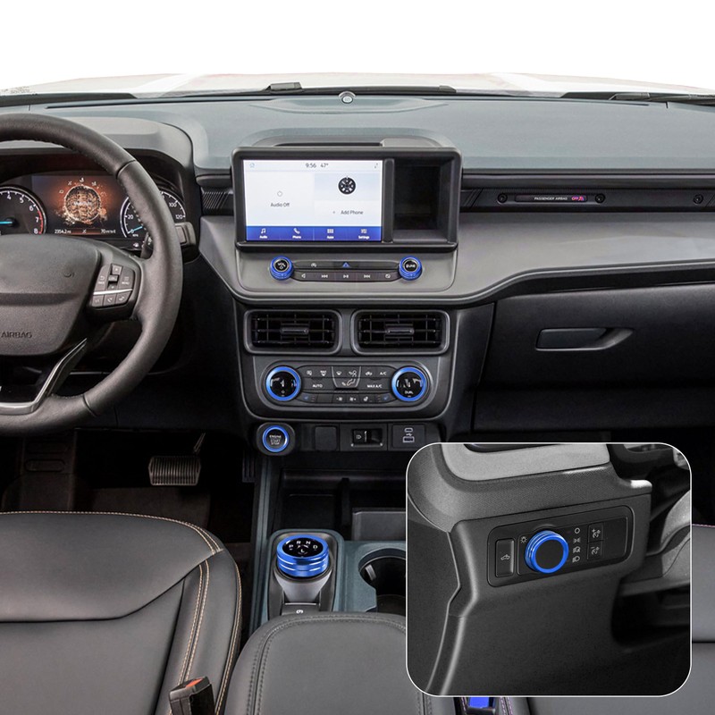 SENSHINE Knob Cover for Ford Maverick Accessories 2022 2023 2024