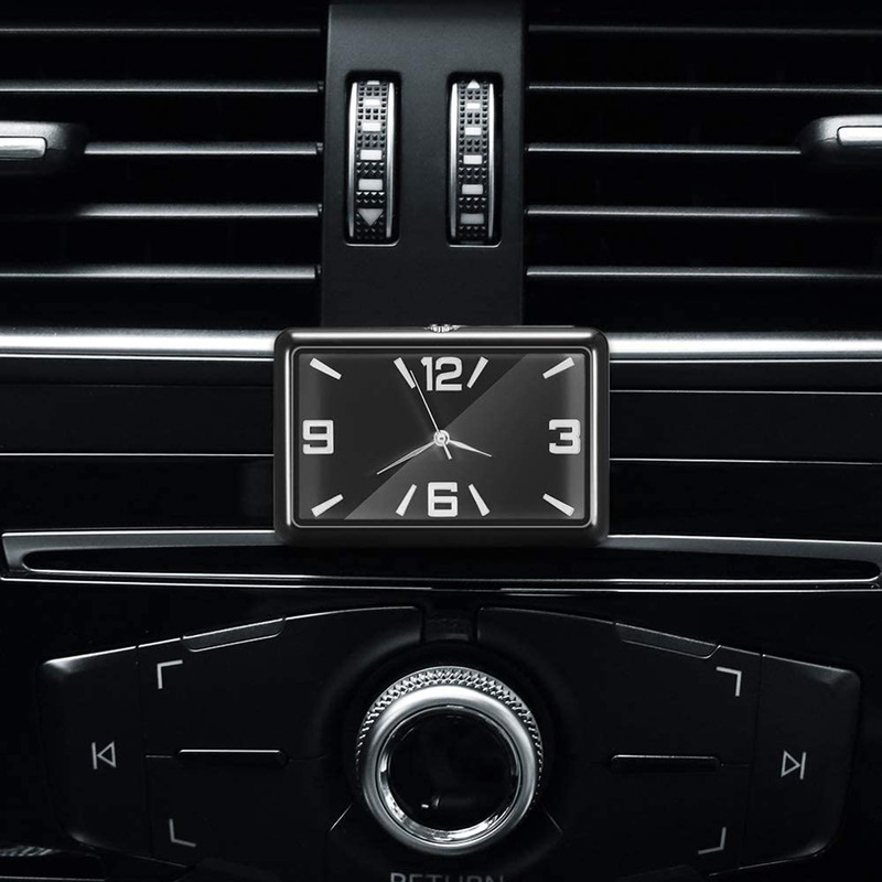 Car Clock Mini Automobiles Internal Stick On Digital Watch Auto