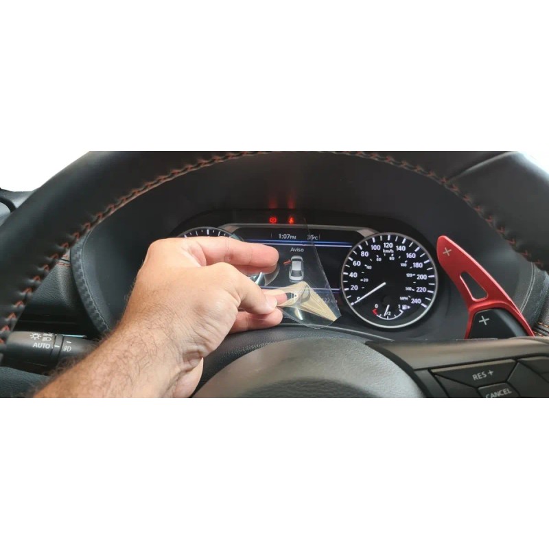 Kit Protector Mica Pantalla Cluster Y Panel Sentra 2022 2024