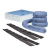 PIG Flood Control Kit with Water Barriers - Kit Absorbs