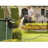 FLUENTPOWER Cordless Submersible Rain Barrel Water Pump Kit 18V Battery