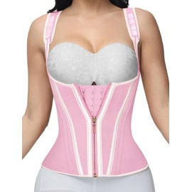 SHAPSHE Waist Trainer for Women, Tummy Control Sports Girdle, Workout Body Shaper with Adjustable Shoulder Strap