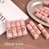 Set De Esmaltes De Labios Mini Bear, 4 Unidades, Pintalabios