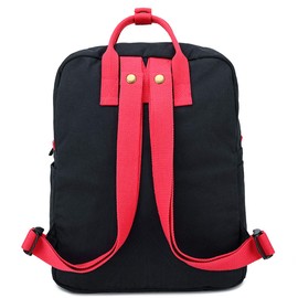 LuckyZ Backpacks Womens Casual Style Lightweight Cloth Canvas Backpack School Bag Travel Daypack Medium Handbag Purse