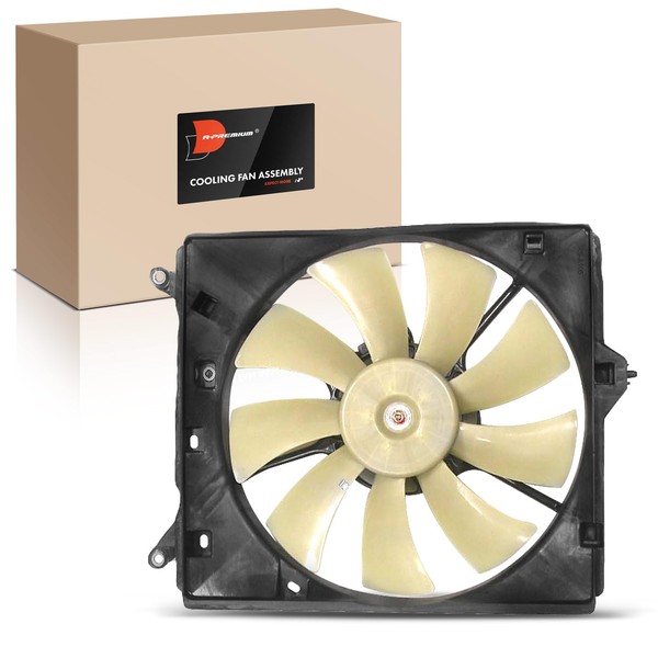 A-Premium Right Engine Radiator Cooling Fan Assembly Compatible with Select