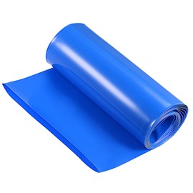 Flat Width 7.87 Inch/200mm PVC Heat Shrink Tubing Battery Wrap Sleeve Length 9.8FT/3 Meters for 18650 21700 26650 Lithium Battery DIY Battery Pack