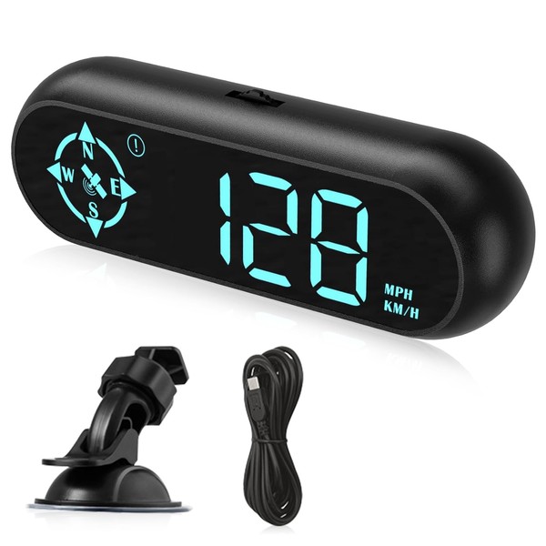 Infreecs GPS Speedometer Car, Digital Car Speedometer, Car HUD, Plug