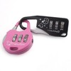 Cute 3-Digit Dial Padlock Rectangular Padlock 2ea