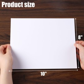 Koogel 28 Sheets Cardstock Paper White, Craft Paper 8"x10" Construction Paper Heavyweight Card Stock for Card Making Kids Art Crafts Scrapbooking 250gsm