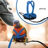 CQJ 2 pcs Pet Parrot Bird Harness and Leash, Adjustable