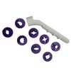 Decorative Fondant Punch Set - 8 Floral Designs - Sugarcraft