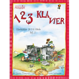 1 2 3 Klavier Klavierschule für 2 - 8 Hände. Heft 2 (EB 8620)