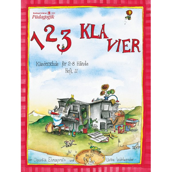 1 2 3 Klavier Klavierschule für 2 - 8 Hände.