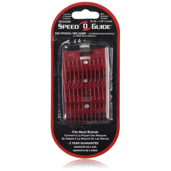 Speed-O-Guide SP-SPG3336 Size 00 Comb, 3 Count