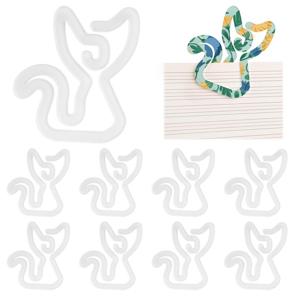 Framendino, 10 Pack Sublimation Blank Acrylic Thermal Jumbo Paper Clips