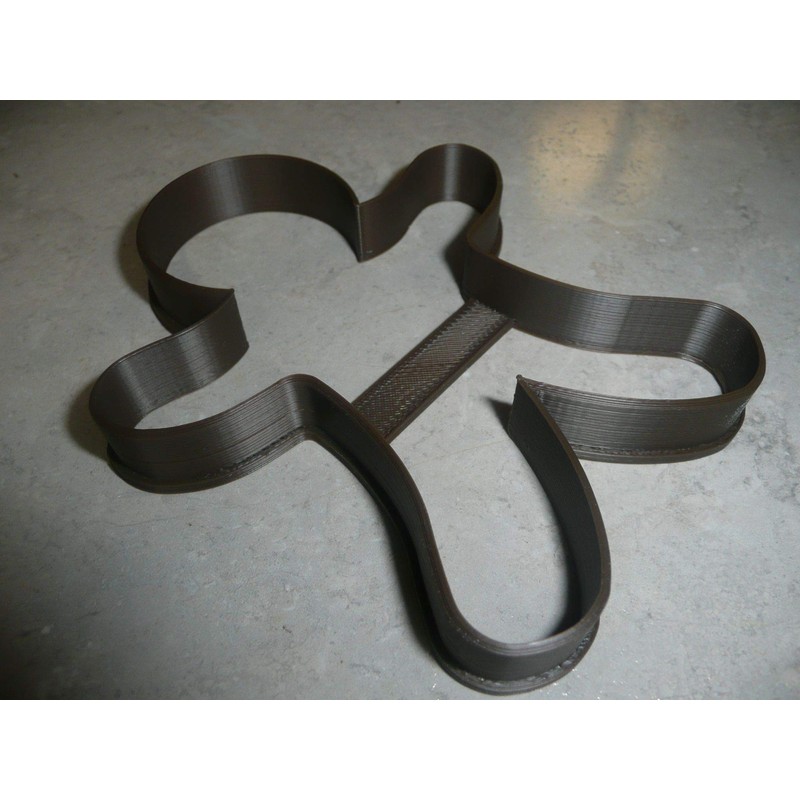 YNGLLC Gingerbread Man Outline Fairy Tale Christmas Character Cookie Cutter,
