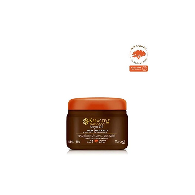 NUTRAPEL KERACTIVE MOROCCAN MASCARILLA RESTAURADORA 360G